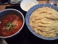 「カニトマトつけ麺（大盛）＋チーズ」@麺屋 一燈の写真