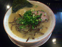 「長浜ラーメン(650円)+味玉(100円)」@博多長浜らーめん 六角堂 淵野辺本店の写真