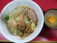 「汁なし小」@ラーメン二郎 環七一之江店の写真