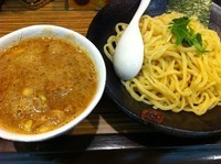 「辛つけ麺(300g、1辛)  (800円)」@麺屋 雀 塚本店の写真
