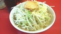 「小らーめん（ヤサイアブラニンニク）」@ラーメン二郎 千住大橋駅前店の写真