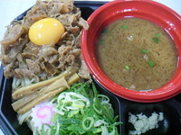 「【　肉玉そばおとど　】　肉玉つけ麺.D.T.S.　肉増し」@大つけ麺博2011の写真