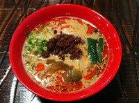 「タンタン麺 750 + つけ麺 750」@つけめん・らーめん活龍 竹園店の写真