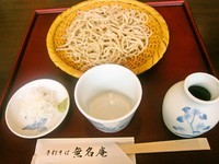 「もりそば（７００円）」@手打ちそば 無名庵の写真