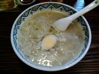 「豚肉スープのこくねぎ￥８８０」@中国ラーメン 揚州商人 新橋店の写真