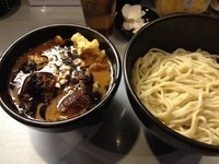 「スペシャルつけ麺（１辛、200ｇ）」@極辛BLACKつけ麺 七代目けいすけの写真