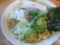 「鶏鶏魚らーめん」@濃菜麺 井の庄の写真