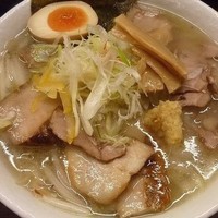「肉そば極 塩」@肉そば総本山 神保町 けいすけの写真