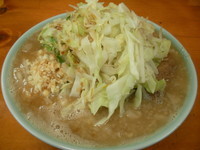 「ブタ入り　ニンニク・カラメ」@ラーメン二郎 新橋店の写真