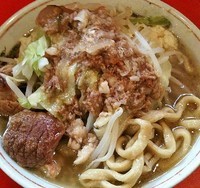 「ラーメン小600円麺少なめニンニクアブラ」@ラーメン二郎 府中店の写真