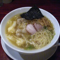 「特製ワンタン汁ＳＯＢＡ（白）」@sancha 笑'zの写真