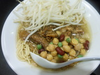 「牛牛豚豚お豆らーめん」@音麺酒家 楽々の写真