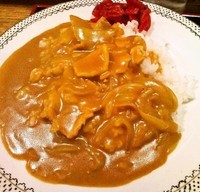 「本日のおすすめ　カレーセット(もりそば)800円」@そば処 竹の家の写真