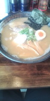 「椿ラーメン（魚介とんこつ）780円　＋中盛り80円」@麺家 椿の写真