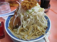 「獅子ふじ麺700円→500円(麺200g、チャーシュー1枚)」@獅子王の写真