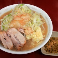 「ラーメン＋和っ!カレー（650円＋100円）ニンニク・アブラ」@ラーメン二郎 相模大野店の写真