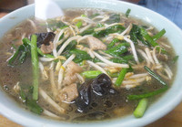 「ニラソバ【750円】」@一楽食堂の写真