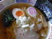 「地鶏支那そば正油」@支那そば 阿波家の写真