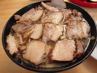 「チャ－シューメン、餃子（セット）ライス（無料）」@北大塚ラーメンの写真