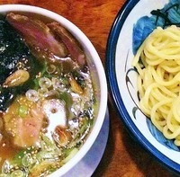 「冷小つけ麺塩750円チャーシュー増し200円」@つけ麺 目黒屋の写真