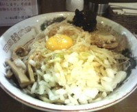 「油めん　780円」@らーめん ぽっぽっ屋 水道橋店の写真