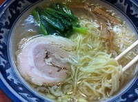 「龍神しおらーめん（オープン特価半額 275円）」@龍神麺 牛久店の写真