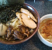 「ちゃんこつけ麺（中）＋スペシャルトッピング」@でれ助の写真