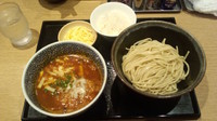 「カニトマトつけ麺￥800+ とろけるチーズ￥50」@麺屋 一燈の写真