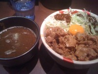 「アキバカリーつけ麺」@麺屋武蔵 武仁の写真