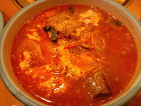 「カルビらーめん」@焼肉 三千苑の写真