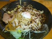 「あぶら麺（ヤサイ少なめ） ￥700」@麺道つけ麺 釜照の写真