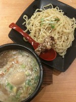 「濃厚強火炊きつけめん＋味玉」@鶏と魚だしのつけめん哲 溝の口店の写真