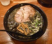 「黒胡麻らーめん」@火の国らーめん てっぺん 市ヶ谷店の写真