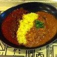 両がけ２色カレー