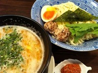 「軍鶏白湯つけそば（限定） 800円」@麺や 蒼 AOIの写真