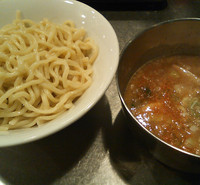 「牛ホルモンつけ麺＋チーズリゾット」@KUMENの写真