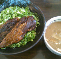 「豚ナンコツ＋ねぎぶし」@ぶしもりや めんめんの写真