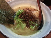 「淡麗塩ラベル　スタンダード（700円）」@麺場MILESTONEの写真