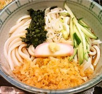 「チキンかつカレー丼セット(冷)830円」@うどん市の写真