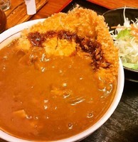 「チキンかつカレーセット(冷)830円」@うどん市の写真