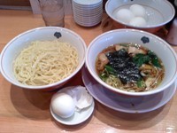 「さっぱり煮干しつけ麺」@井関屋の写真