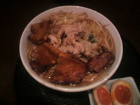 「自然洞スペシャル（味噌）750円+味玉100円」@自然洞 麺舗 西口店の写真