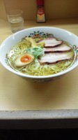 「塩ラーメン大盛」@煮干鰮らーめん 圓の写真