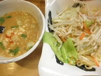 「野菜味噌つけ麺（中）　「750円」」@つけらーめん 心の写真