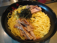 「辛味噌油そば W盛り 730円」@東京油組総本店 渋谷組の写真