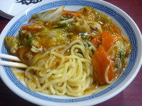 「ホルモン冷やし(750円)」@ホルモンラーメン 玄海の写真