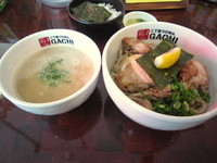 「肉盛!鶏骨つけめん（300g・あつもり）」@二丁目 つけめん GACHIの写真