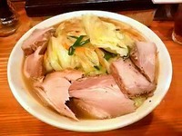 「濃菜麺＋野菜大盛＋ローストポーク」@濃菜麺 井の庄の写真