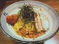 「冷やし梅塩和え麺 　※期間限定(終了)」@麺屋 利休の写真