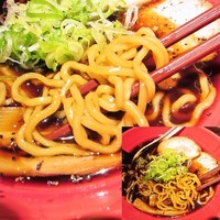 「富山ブラック　750円」@麺家いろは 京都駅ビル店の写真